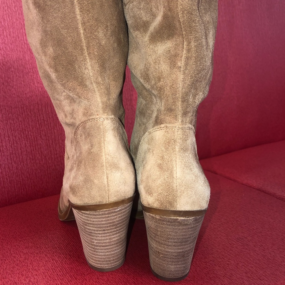 Lucky Brand Lefara Slouch Shaft Block Heel Boots - Picture 4 of 8